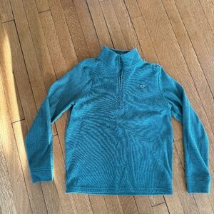Boys Vineyard Vines Quarter Zip – Size Large (14) – Green